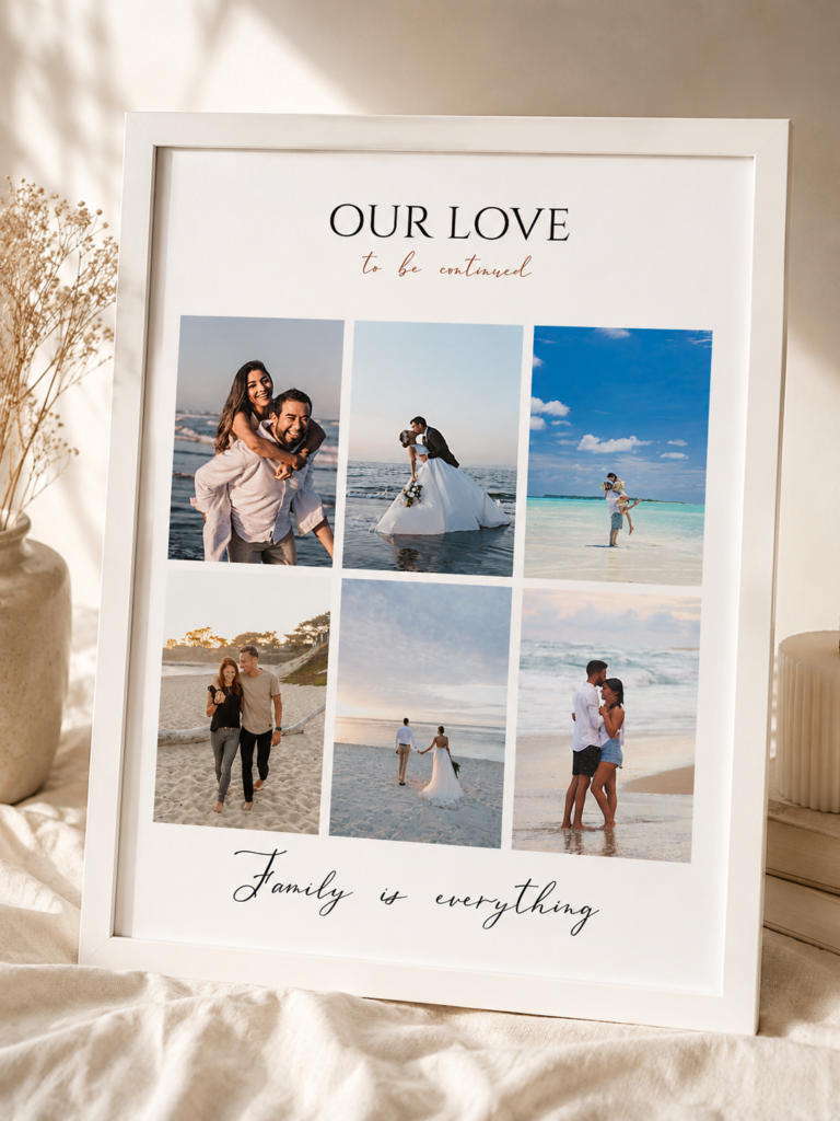 Personalized "Our Love – To Be Continued" Photo Frame