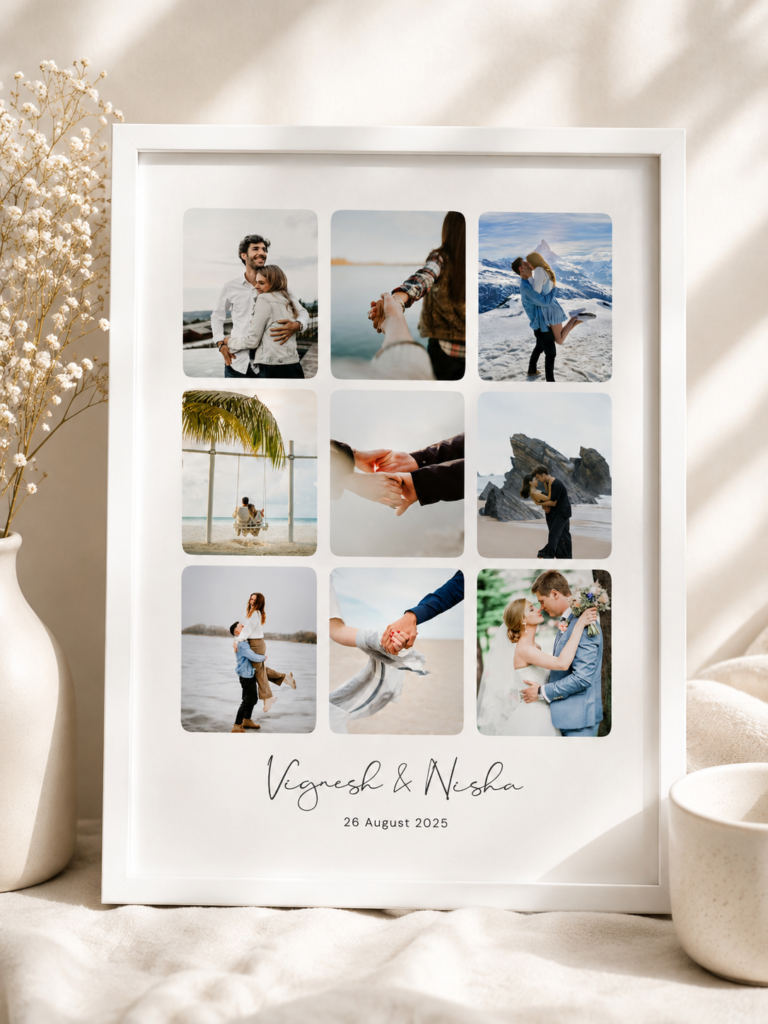 Personalized 9 Memories Photo Frame – Photo Collage Gift