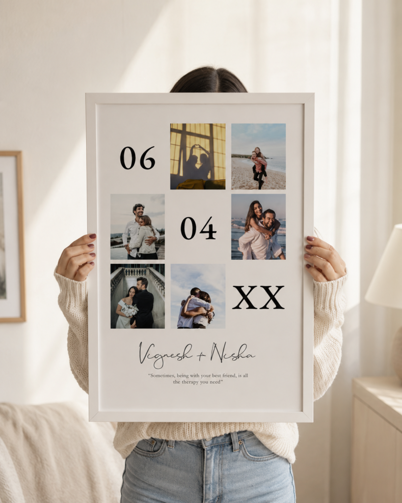 Personalized Date Timeline Photo Frame – Our Story