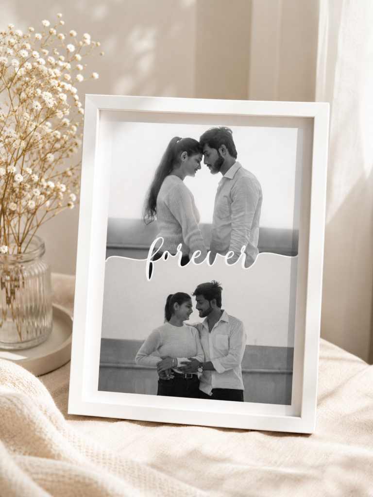 Personalized Split Photo Frame – Split Memories Keepsake
