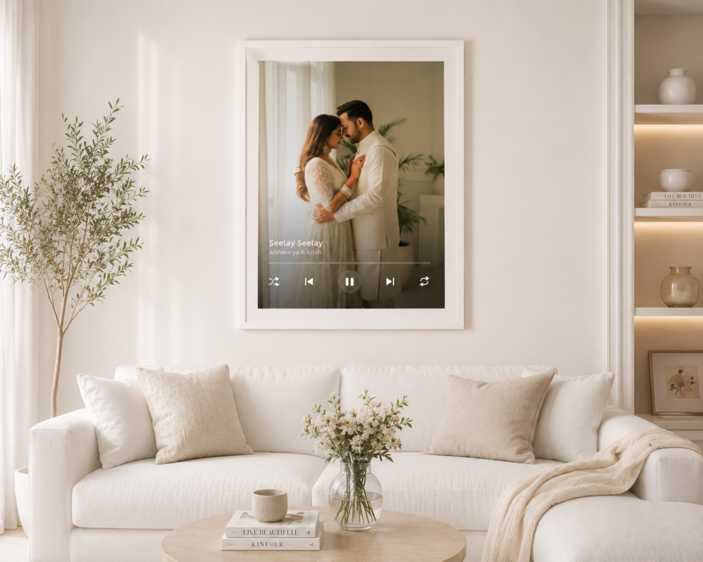 Personalized Spotify Music Player Photo Frame – Song Gift