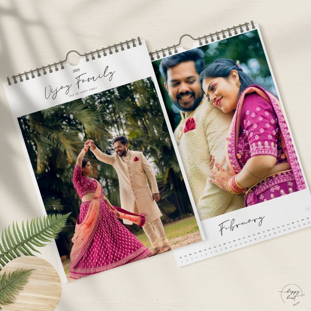 Happy Times – Personalized Wall Calendar for Friends & Family