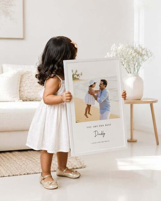 Personalized "You Are The Best Daddy" Photo Frame – Father's Day Gift